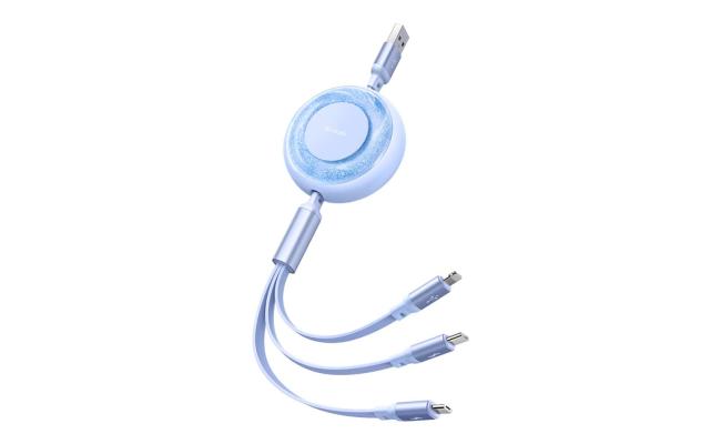 Mcdodo CA-3572 3in1 Charging Cable 1.2m USB-A/USB-C - Lightning - (blue)